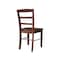 International Concepts Set of 2 Madrid Ladderback Chairs, Espresso C581-2P - alternate 5